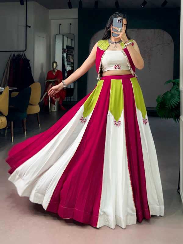 Pure Rayon Designer Lehenga