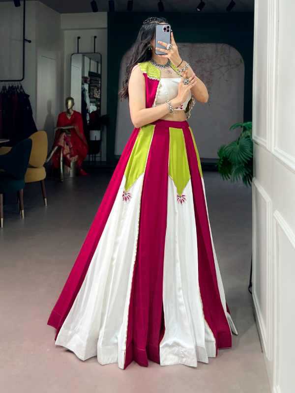 Pure Rayon Designer Lehenga