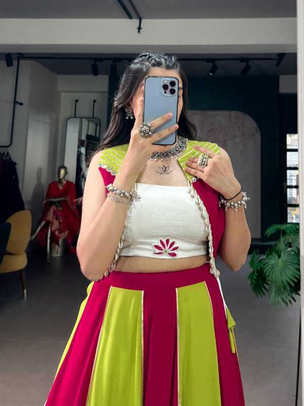 Pure Rayon Designer Lehenga