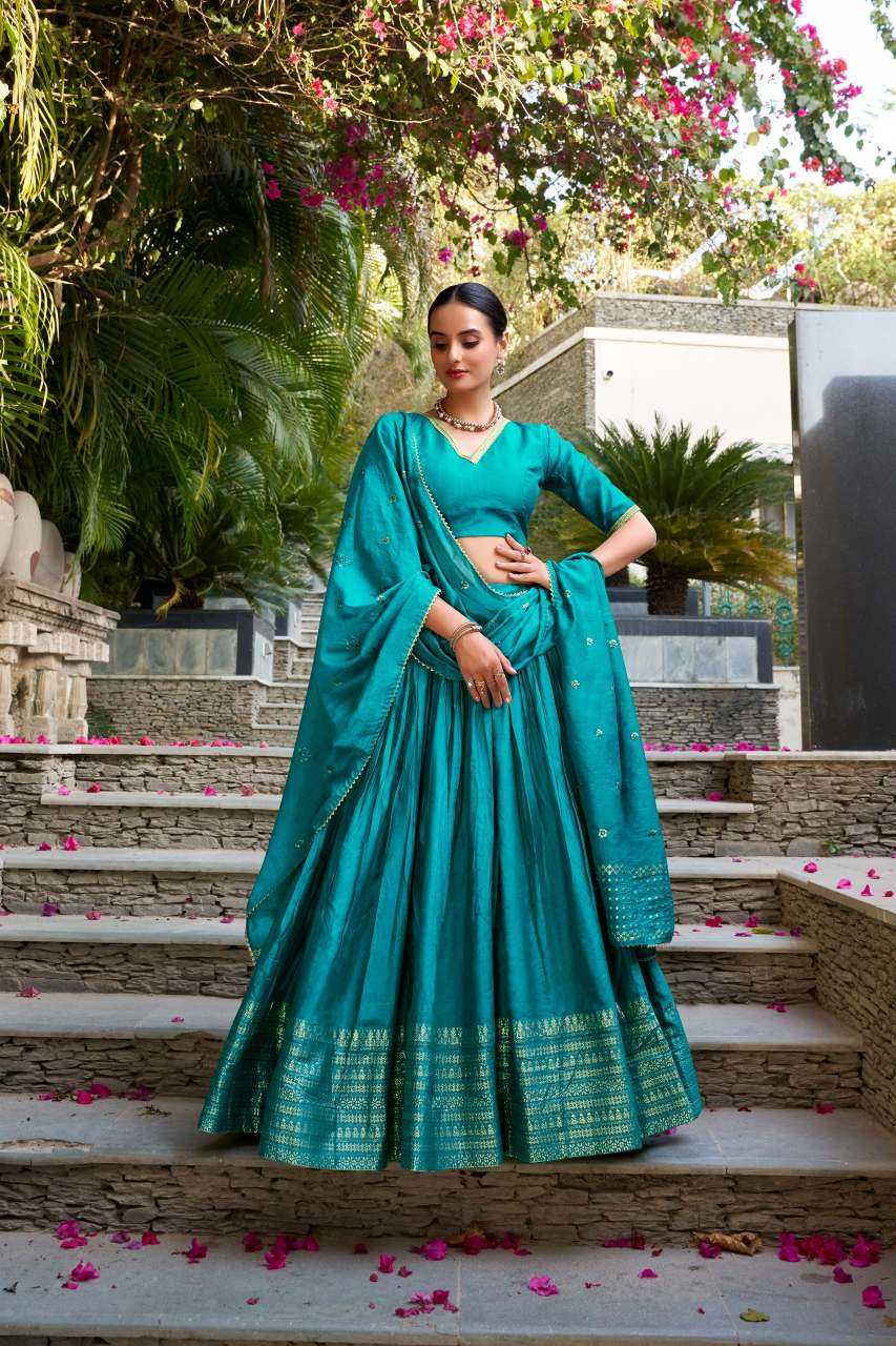 Chanderi Soft Fancy Lehenga