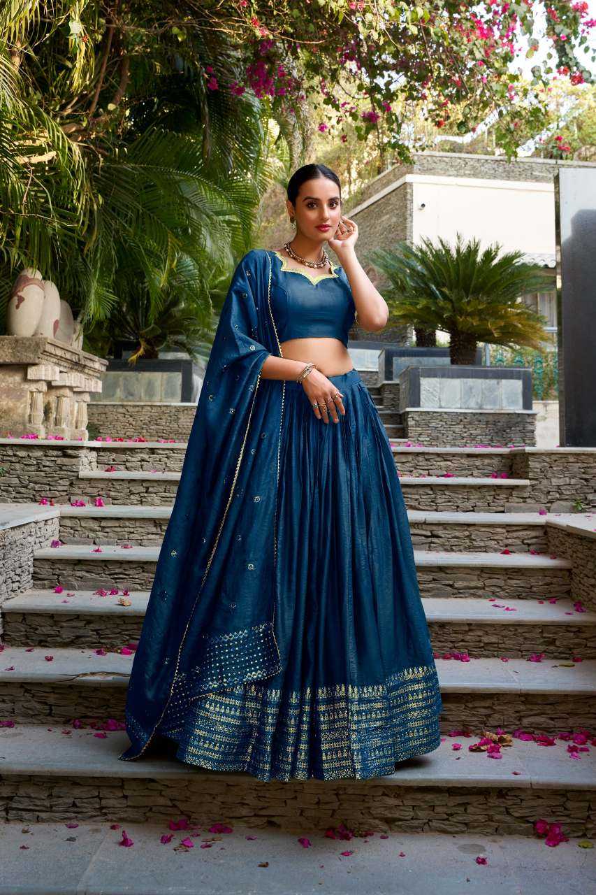 Chanderi Soft Fancy Lehenga