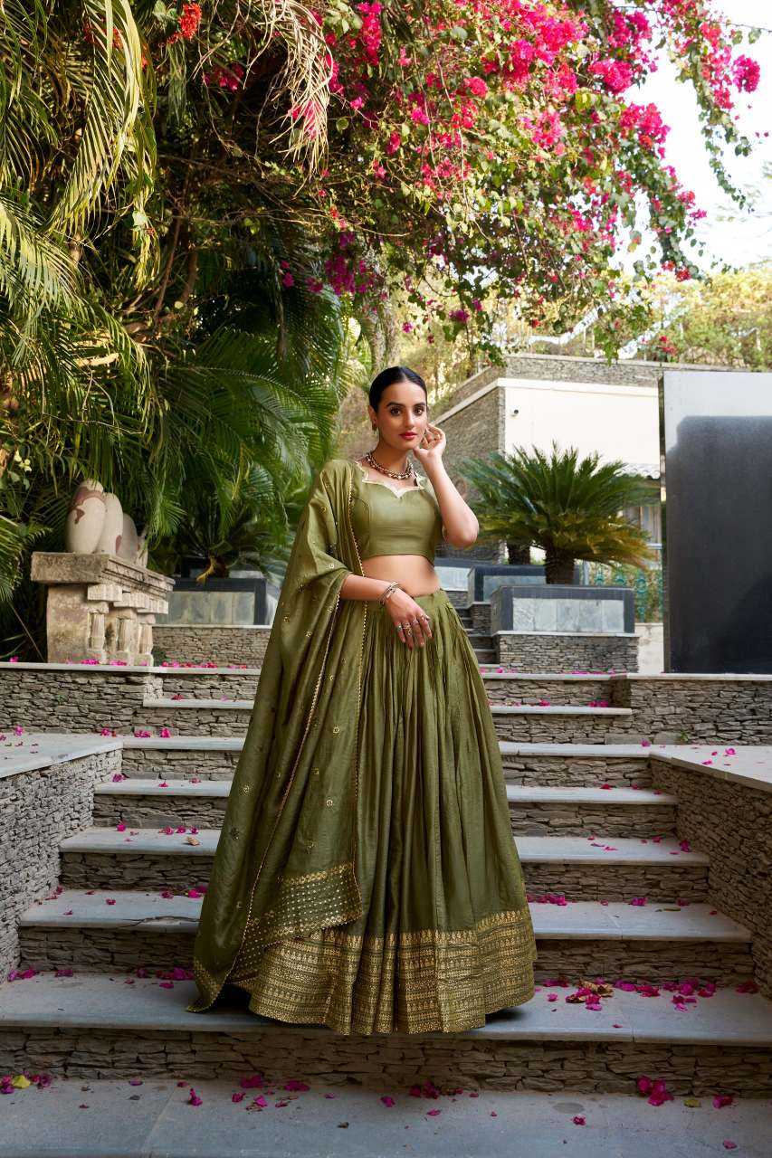 Chanderi Soft Fancy Lehenga