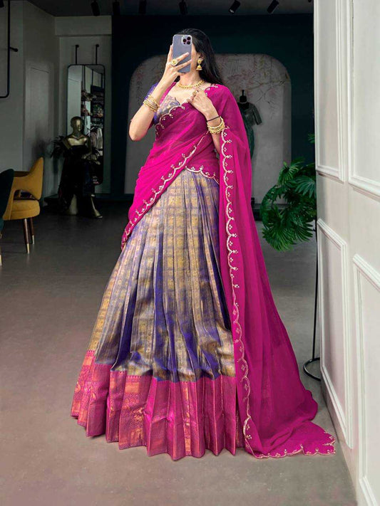 Kanjivaram Silk Lehenga 2020