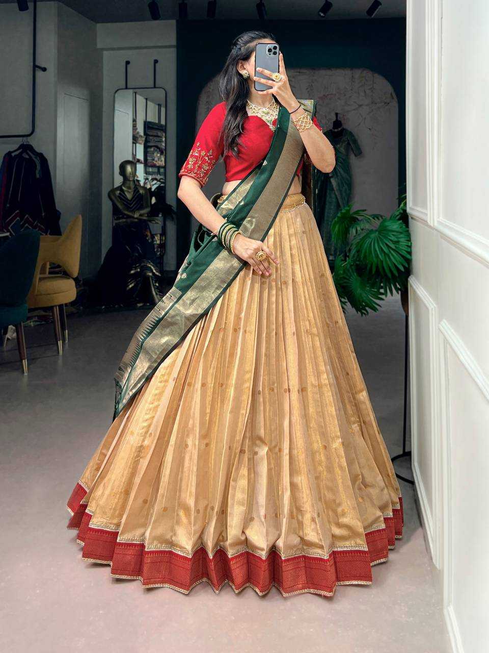 Kanjivaram Silk Lehenga