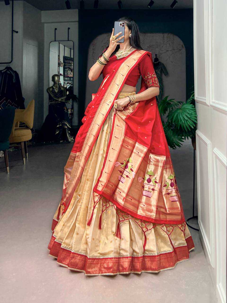 Kanjivaram Silk Lehenga