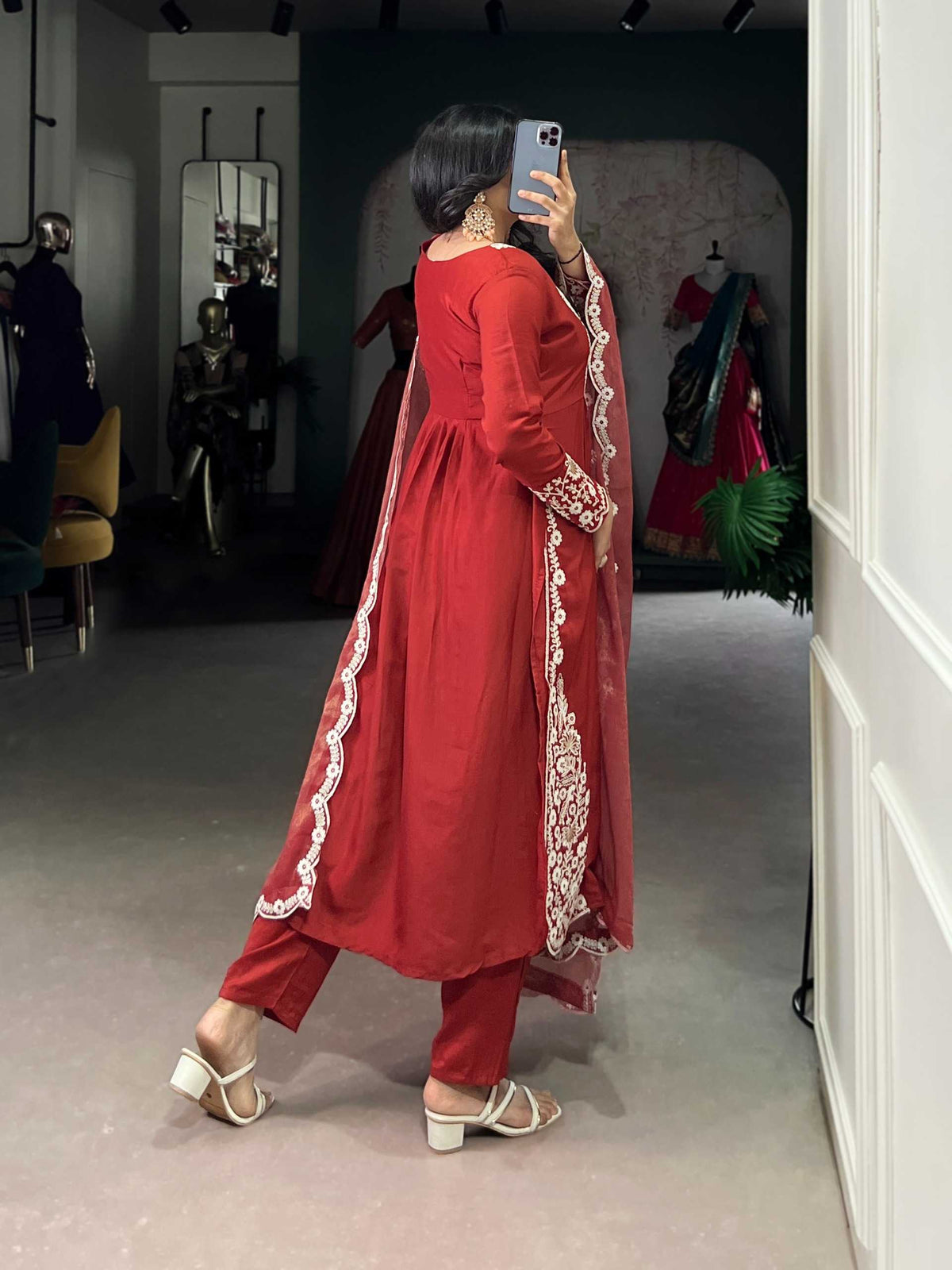 Cotton Embroidery Suit 3031