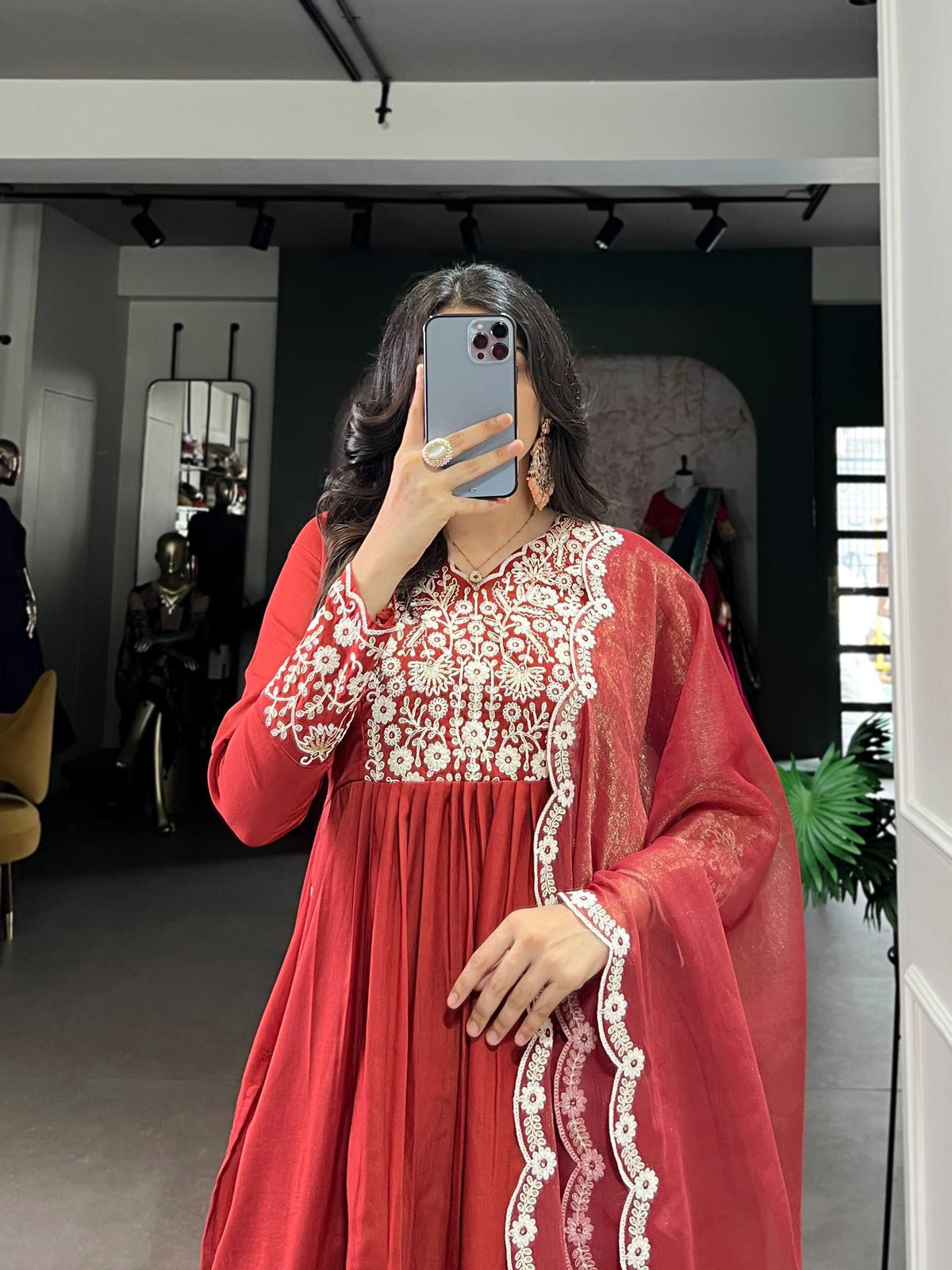 Cotton Embroidery Suit 3031