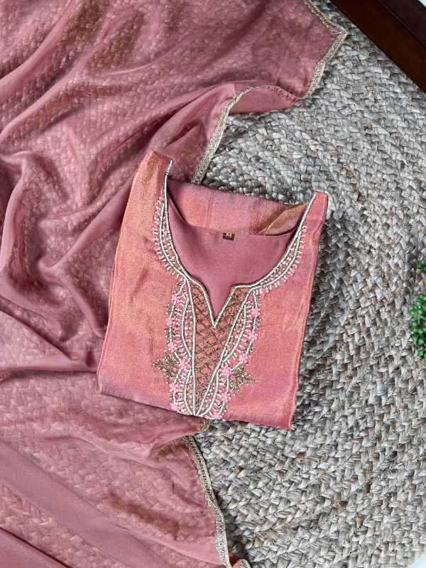 Vichitra Silk Party Wear Suit
