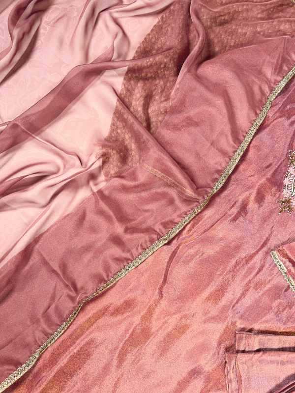 Vichitra Silk Party Wear Suit