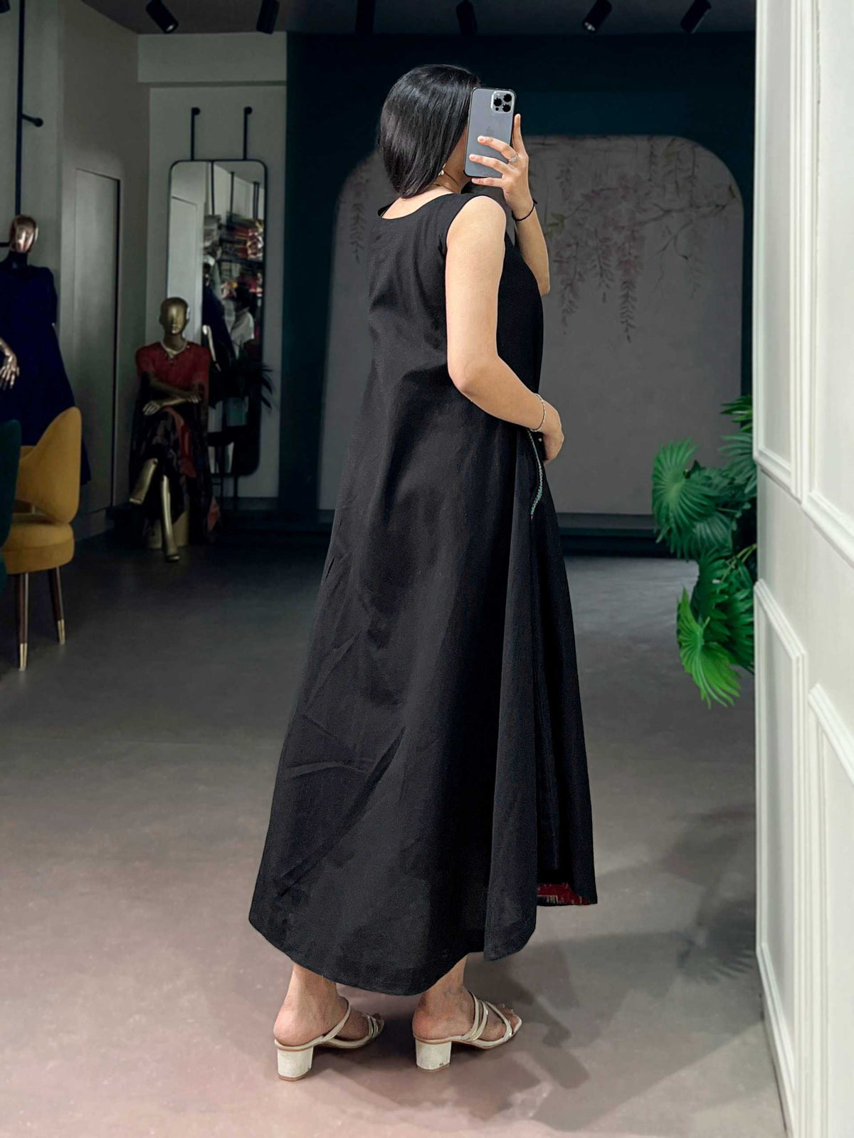 Khadi Cotton Party Wear Kurti