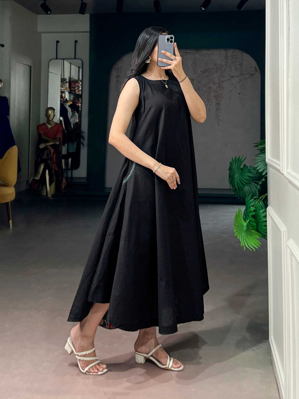 Khadi Cotton Party Wear Kurti