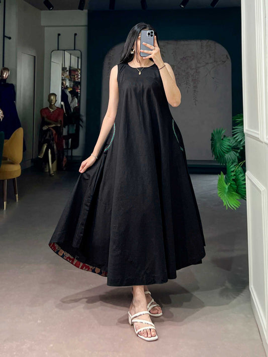 Khadi Cotton Party Wear Kurti