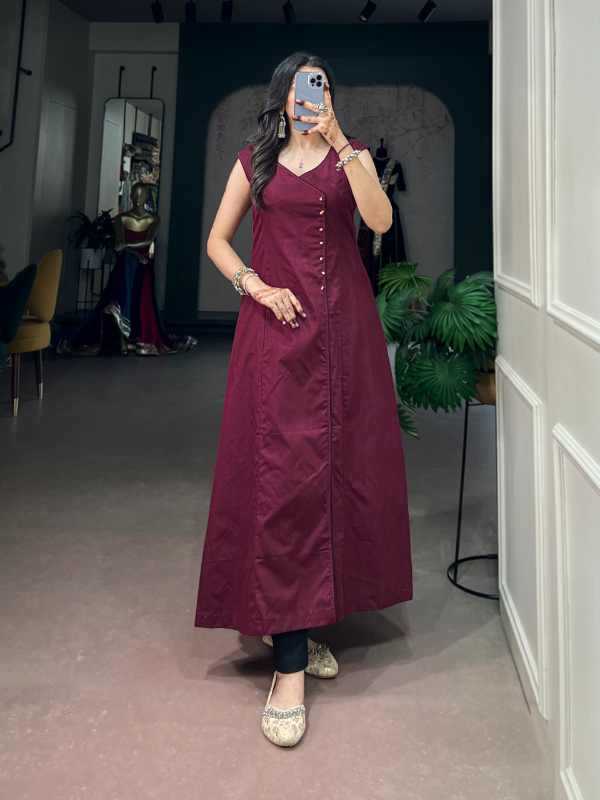 Khadi Cotton Casual Kurti