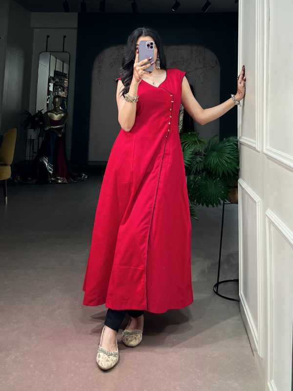 Khadi Cotton Casual Kurti
