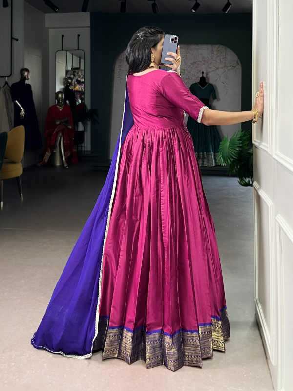 Aura Silk Party Gown