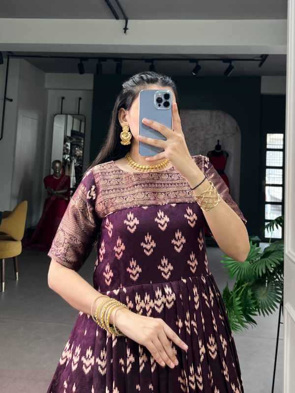 Kota Checks Designer Dress