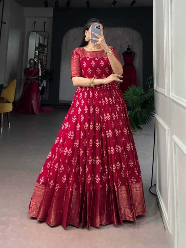 Kota Checks Designer Dress