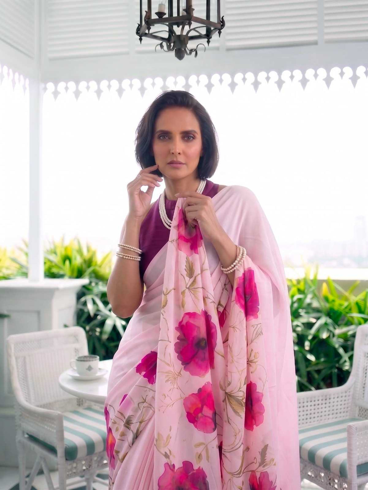 Satin Silk Party Wear Saree