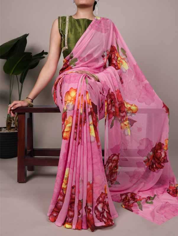 Chiffon Designer Saree