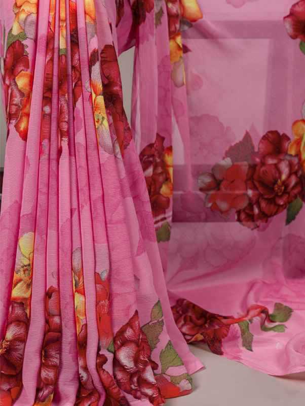 Chiffon Designer Saree
