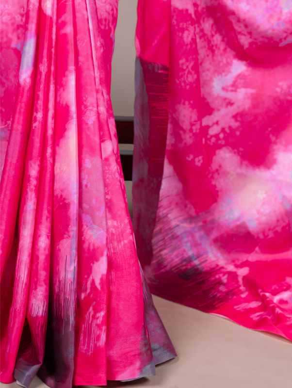 Satin Silk Designer Saree 7018