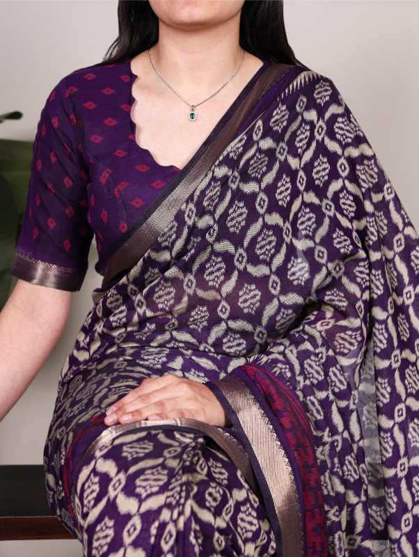 Viscose Printed Saree