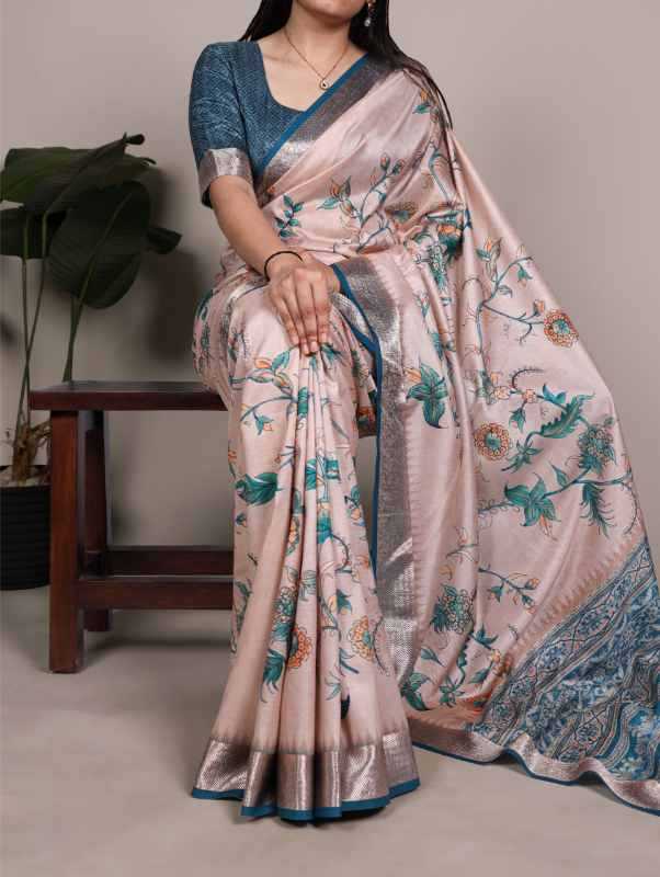 Tussar Silk Viscose Saree