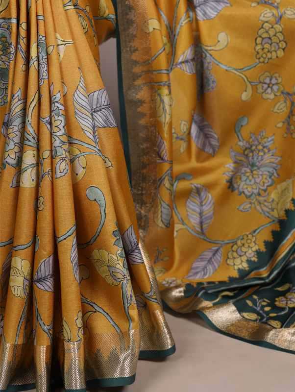 Tussar Silk Viscose Saree