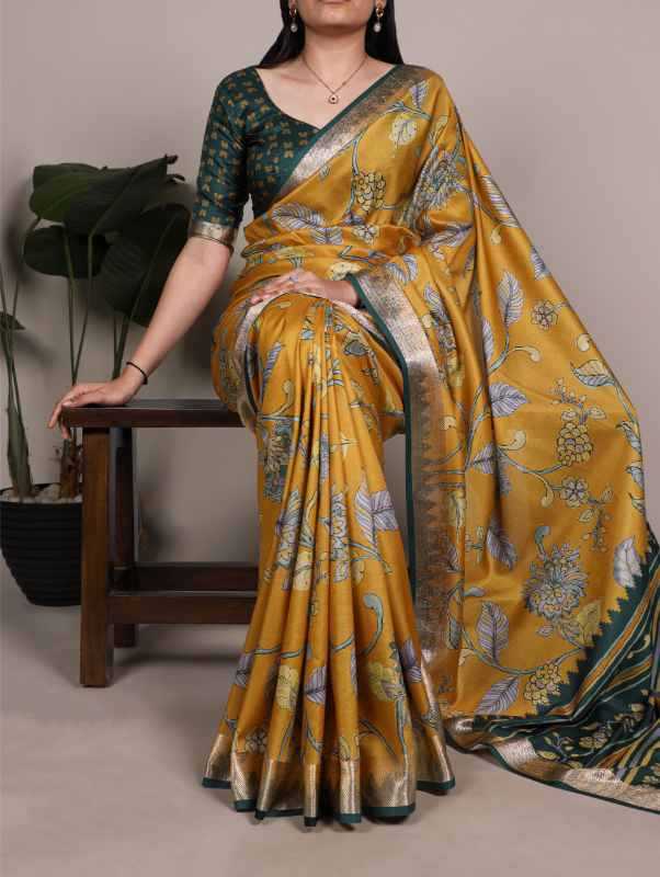 Tussar Silk Viscose Saree