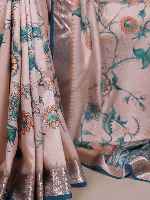 Tussar Silk Viscose Saree