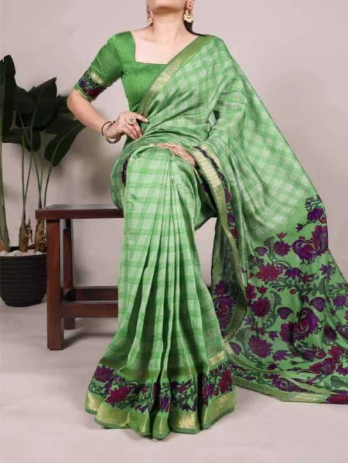Viscose Printed Saree