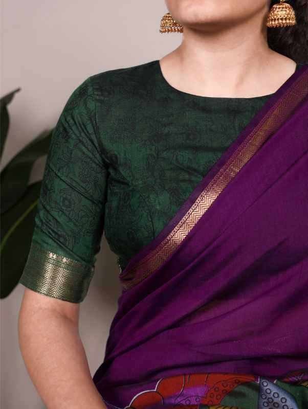 Viscose Printed Saree 7036