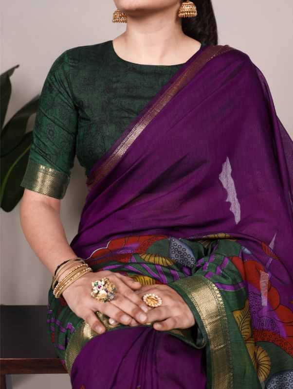 Viscose Printed Saree 7036