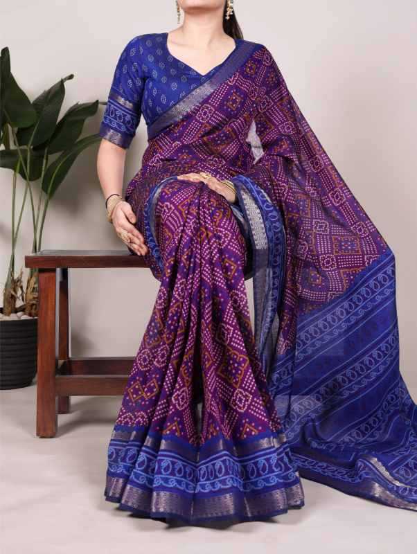 Viscose Chanderi Saree 7046