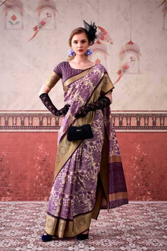 Tussar Silk Printed Saree