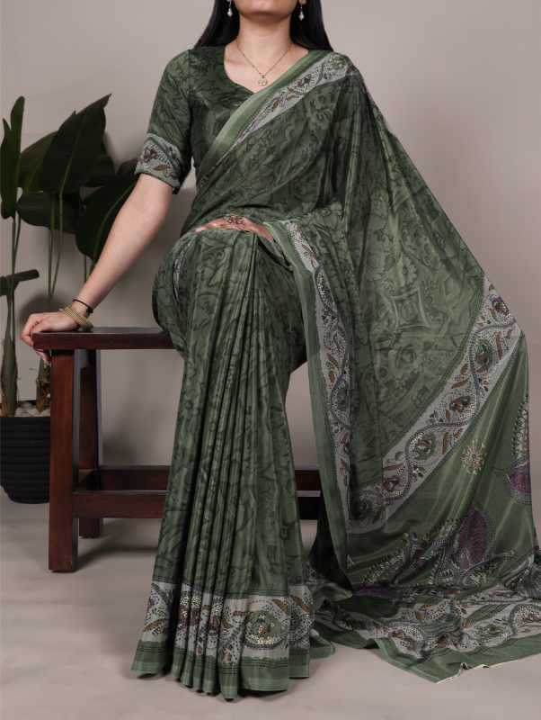 Crepe Designer Saree
