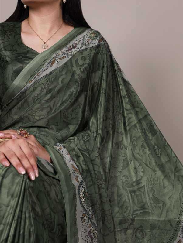 Crepe Designer Saree
