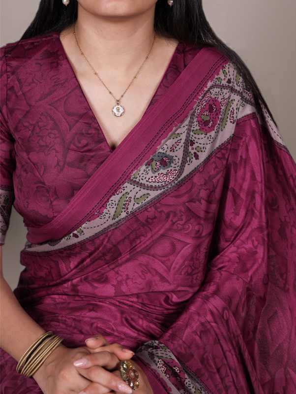 Crepe Designer Saree