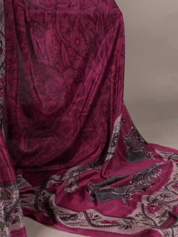 Crepe Designer Saree