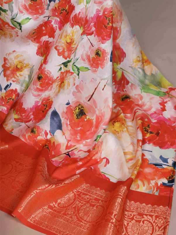 Tussar Silk Party Wear Saree