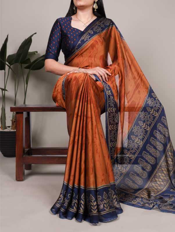 Rangoli Silk Designer Saree in Red