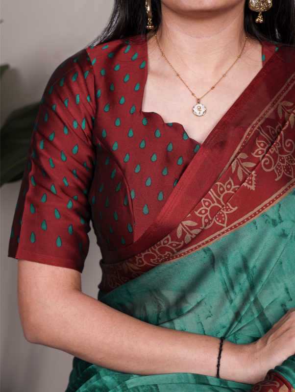Rangoli Silk Designer Saree in Red