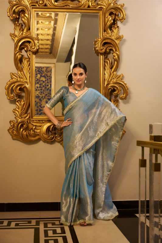 Tissue Sequin Saree