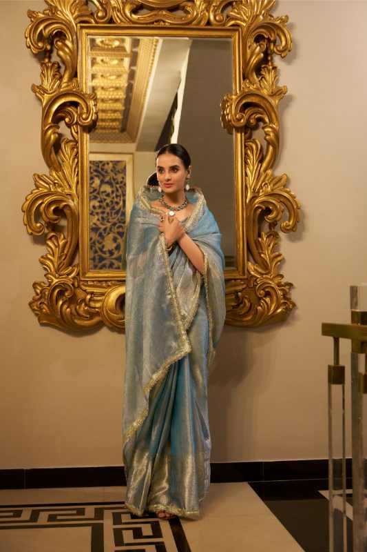 Tissue Sequin Saree