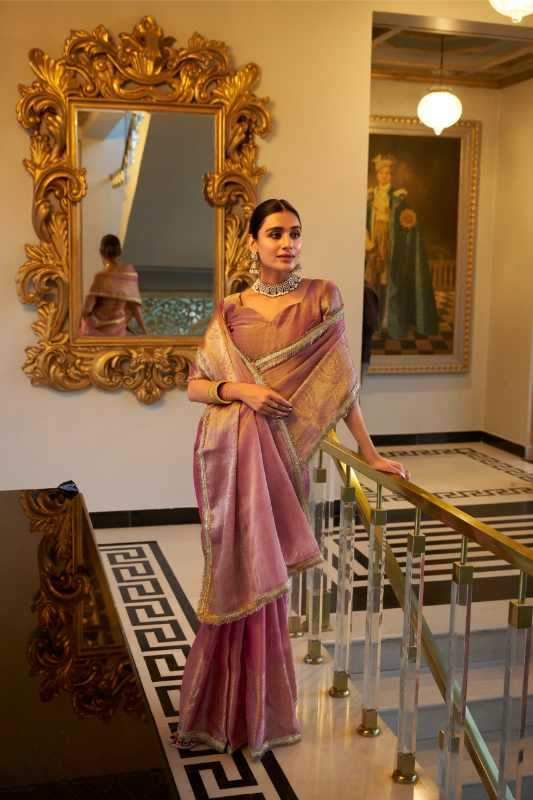 Tissue Sequin Saree