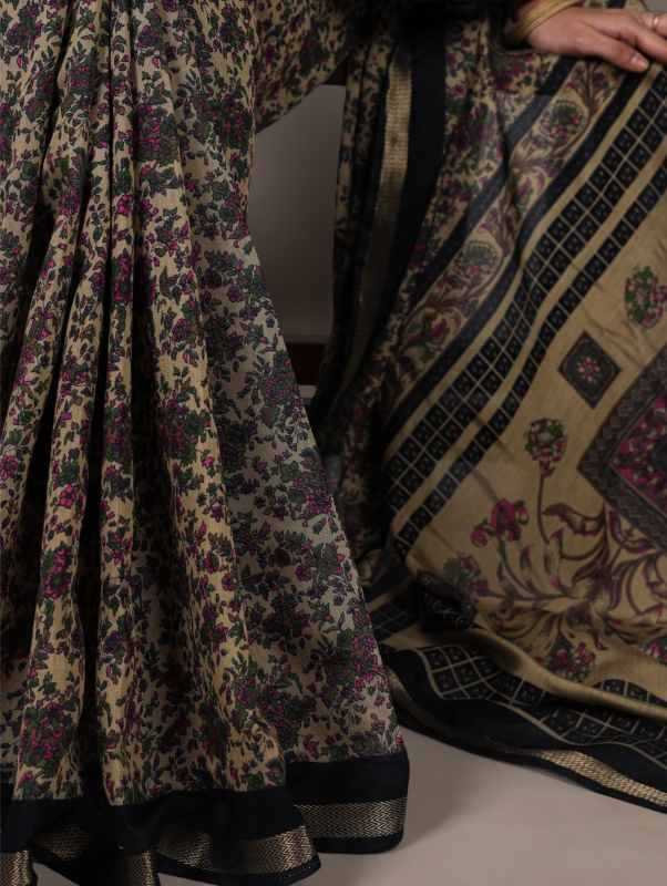 Viscose Chanderi Saree