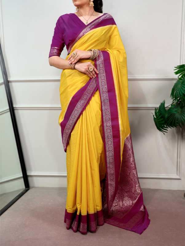Mysore Silk Zari Border Saree