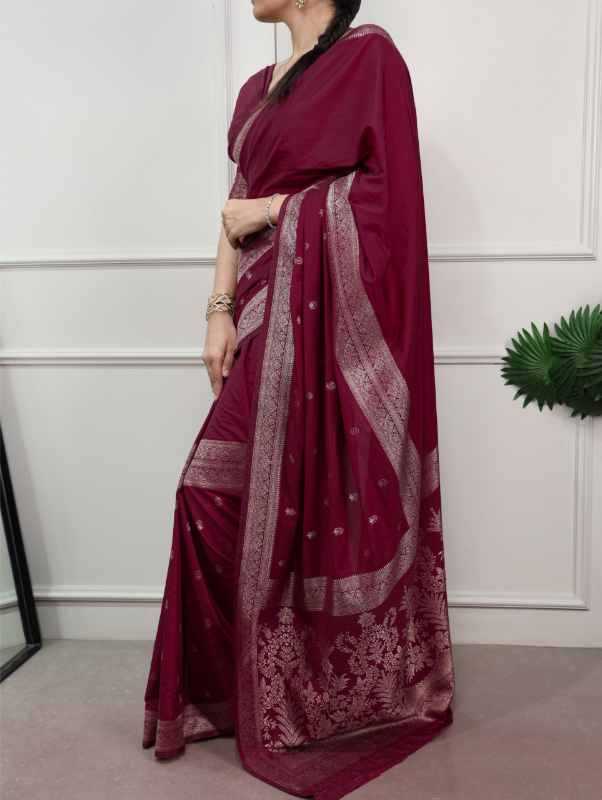 Mysore Silk Zari Border Saree