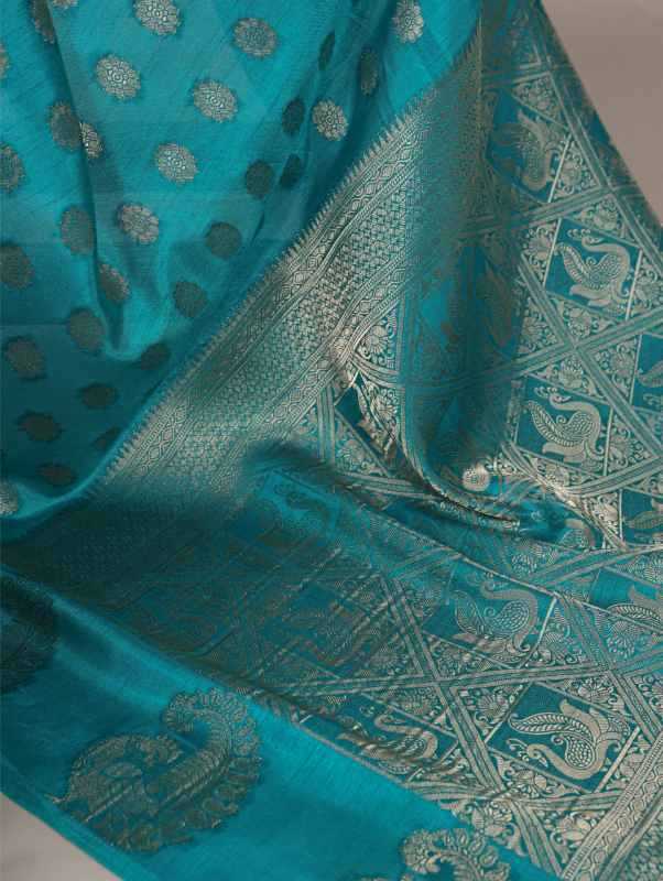 Silk Zari Border Saree