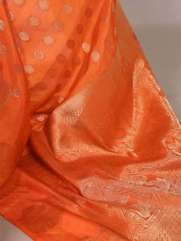 Silk Zari Border Saree